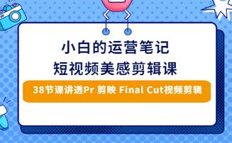【副业项目3488期】短视频剪辑免费教学视频（小白也能学会的短视频美感剪辑课）-网赚资源网