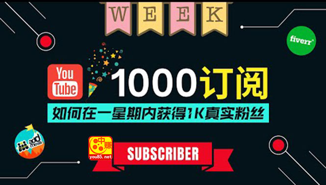 【副业项目3811期】youtube（油管）涨粉教程：一星期内获得1000真实粉丝，免费且快速的方法-网赚资源网