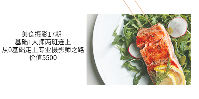 【副业项目3967期】美食摄影教程：基础+大师两班连上，从0基础走上专业摄影师之路-网赚资源网