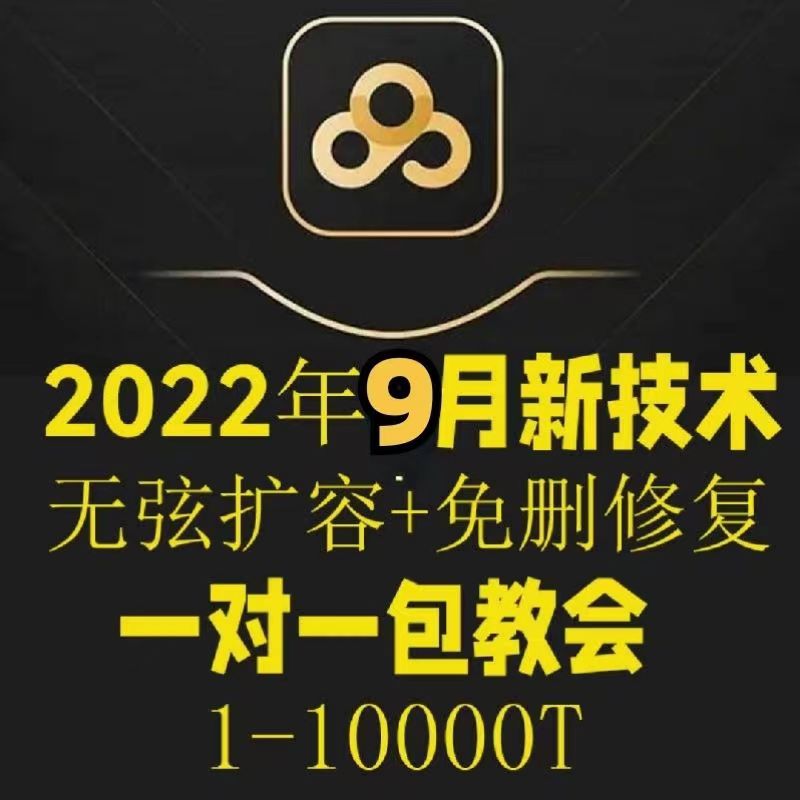 【副业项目40312期】2022年9月最新百度网盘无限扩容技术，外面卖599的，自用或出售都可以-网赚资源网