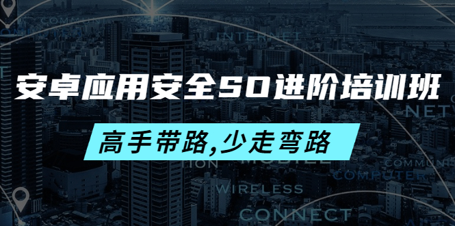 【副业项目4384期】安卓应用安全SO进阶培训班：高手带路,少走弯路-价值999元-网赚资源网