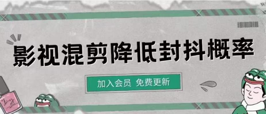 【副业项目4462期】影视剪辑如何避免高度重复，影视如何降低混剪作品的封抖概率【视频课程】-网赚资源网