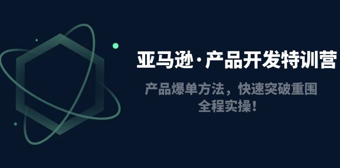 【副业项目5087期】亚马逊·产品开发特训营：产品爆单方法，快速突破重围，全程实操-网赚资源网