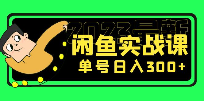 【副业项目5277期】花599买的闲鱼项目：2023最新闲鱼实战课，单号日入300+（7节课）-网赚资源网