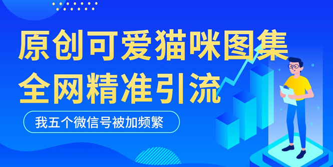 【副业项目5588期】黑科技纯原创可爱猫咪图片，全网精准引流，实操5个VX号被加频繁-网赚资源网