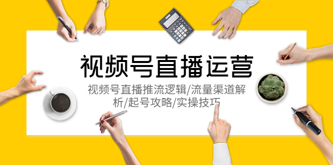 【副业项目5788期】视频号直播运营，视频号直播推流逻辑/流量渠道解析/起号攻略/实操技巧-网赚资源网