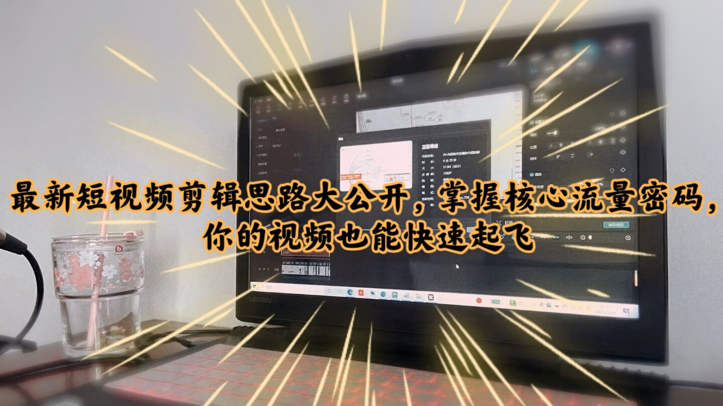 【副业项目6115期】最新短视频剪辑思路大公开，掌握核心流量密码，你的视频也能快速起飞-网赚资源网