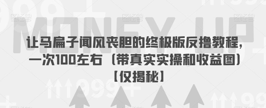 【副业项目6849期】让马扁子闻风丧胆的终极版反撸教程，一次100左右（带真实实操和收益图）【仅揭秘】-网赚资源网