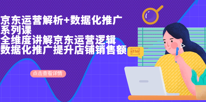 【副业项目7117期】京东运营解析与数据化推广系列课，全维度讲解京东运营逻辑-网赚资源网
