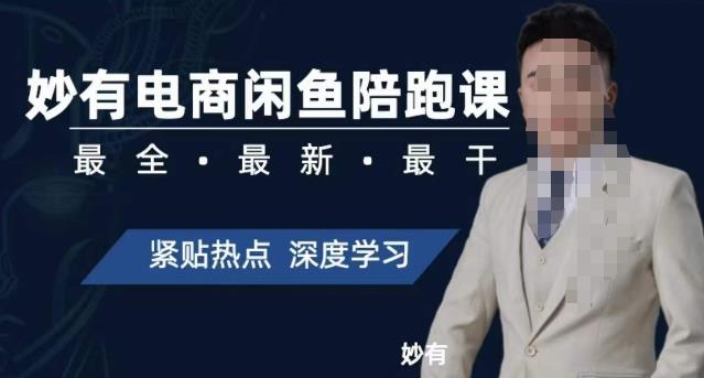 【副业项目7378期】妙有电商闲鱼无货源陪跑课，最全、最新、最干，零基础实战-网赚资源网