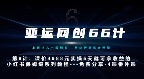 【副业项目7228期】小红书第4课-黑科技带来流量巨变-网赚资源网