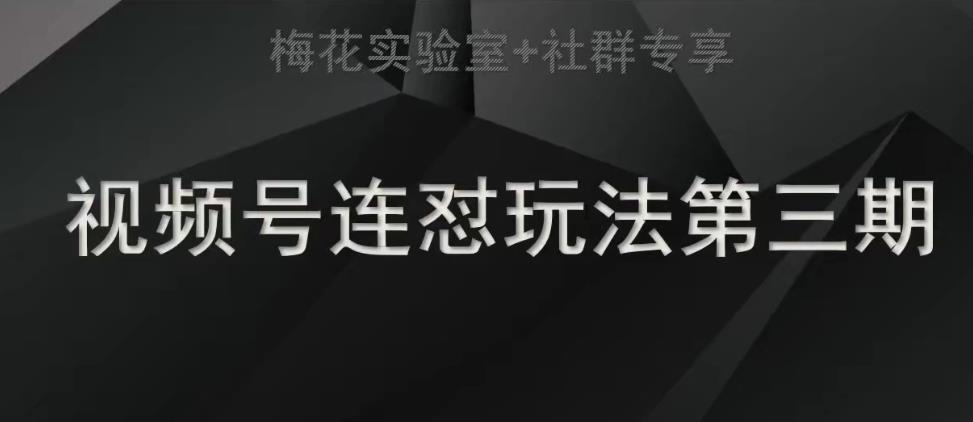 【副业项目7573期】梅花实验室社群连怼玩法第三期轻原创玩法+测素材方式-网赚资源网