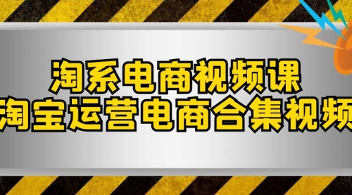 【副业项目8013期】淘系-电商视频课，淘宝运营电商合集视频-网赚资源网