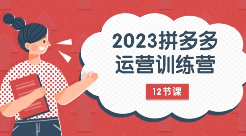 【副业项目8102期】2023拼多多运营训练营：流量底层逻辑，免费+付费流量玩法（12节课）-网赚资源网