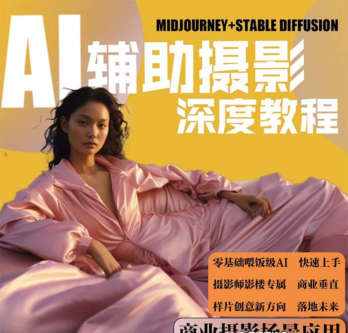 【副业8814期】2024年AI辅助摄影人工智能商业应用摄影课程（37节课）-网赚资源网