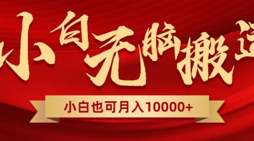 【副业项目8560期】无脑搬运视频，全新平台独占玩法，一个账号每天1000+，多账号轻松扩张！-网赚资源网