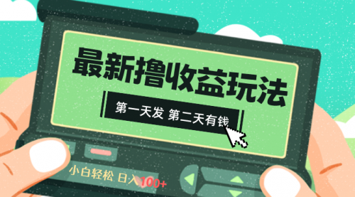【副业8649期】2024最新撸视频收益玩法，第一天发，第二天就有钱-网赚资源网
