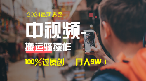 【副业8761期】中视频新思路，双重去重100%过原创，一键分发多平台变现-网赚资源网