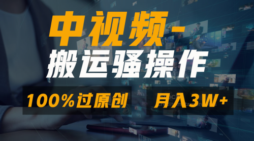 【副业8948期】无脑双重去重原创视频，100%中视频+视频号分成计划-网赚资源网