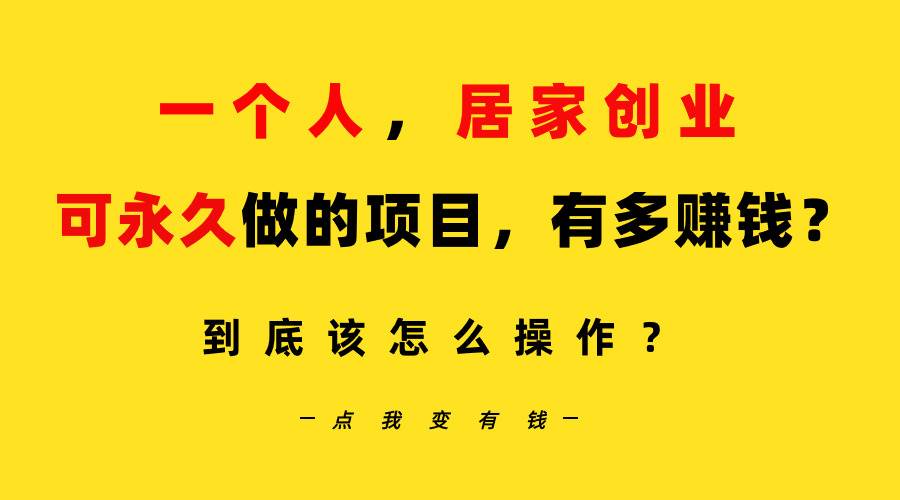 一个人，居家创业：B站每天10分钟，单账号日引创业粉100+，月稳定变现5W…-网赚资源网