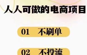 2024最新淘宝无货源电商,新手小白操作简单,长期稳定项目,日500-2000+-网赚资源网