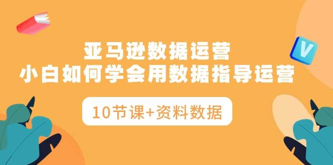 亚马逊数据运营，小白如何学会用数据指导运营（10节课+资料数据）-网赚资源网