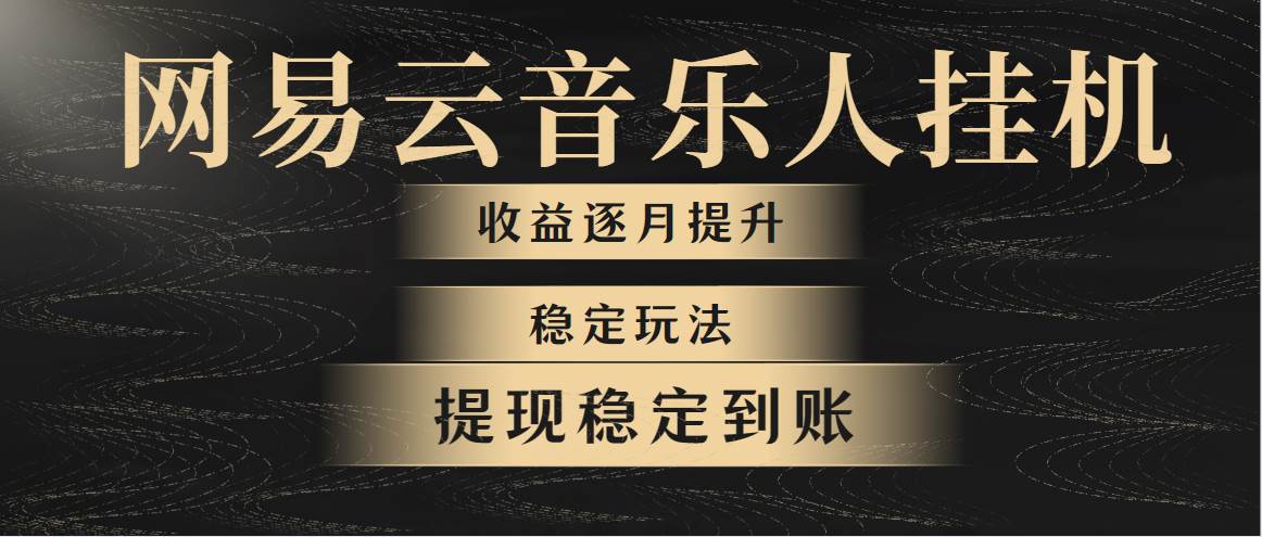 网易云音乐挂机全网最稳定玩法！第一个月收入1400左右，第二个月2000-2…-网赚资源网