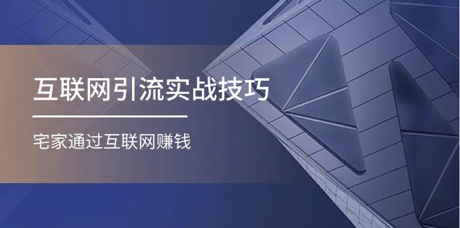 互联网引流实操技巧(适合微商，吸引宝妈)，宅家通过互联网赚钱（17节）-网赚资源网