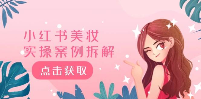 小红书美妆实操案例拆解，深度解读小红书40万粉  8000赞180粉，为什么?-网赚资源网