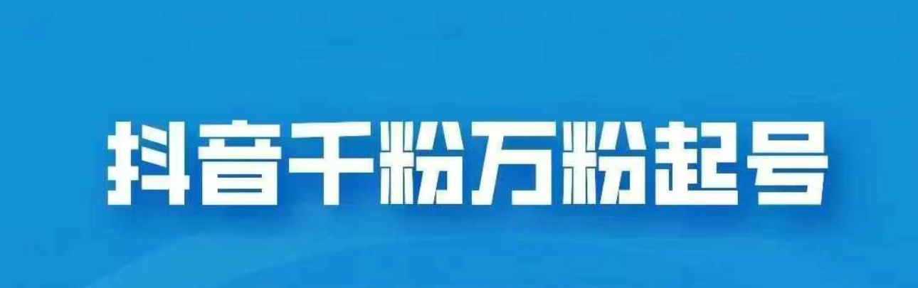 抖音千粉日入1000免费分享-网赚副业网