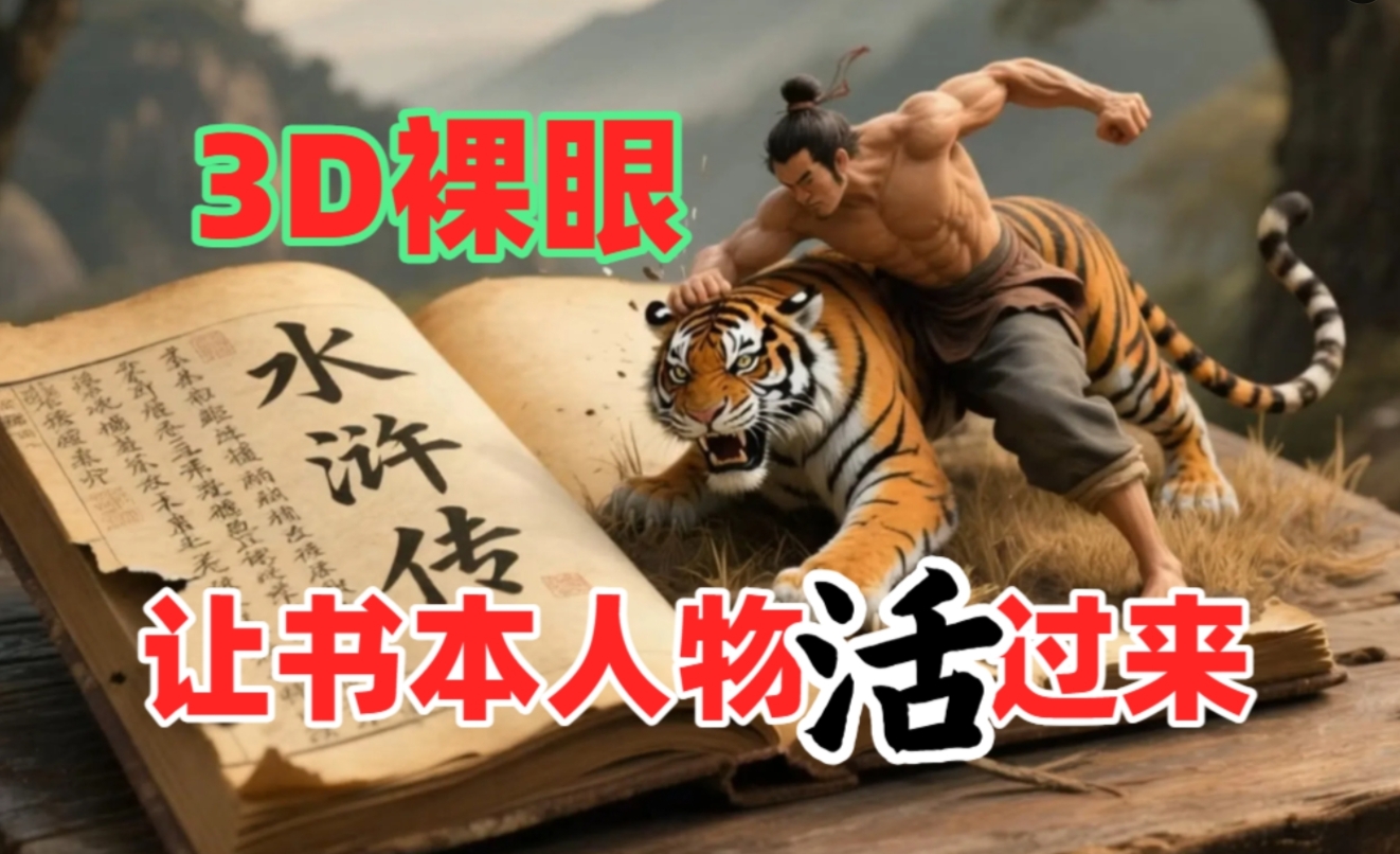 书本人物裸眼3D视频，一条视频收益过千，保姆级教程-网赚资源网