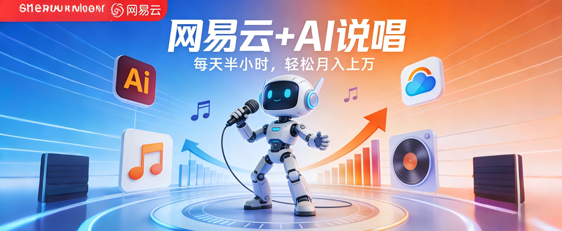网易云+AI说唱,每天半小时,轻松月入上万-网赚副业网