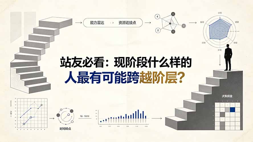 （19475期）付费文章：站友必看：现阶段什么样的人最有可能跨越阶层?-网赚副业网
