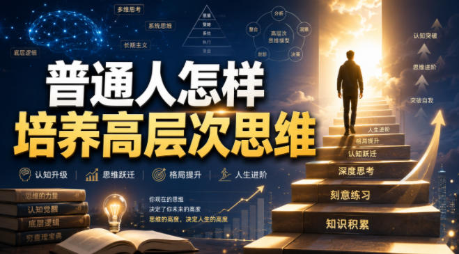 付费文章:普通人怎样培养高层次思维插图 付费文章:普通人怎样培养高层次思维插图