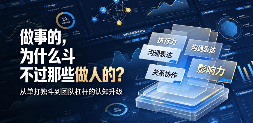 付费文章：做事的，为什么斗不过那些做人的？-网赚副业网