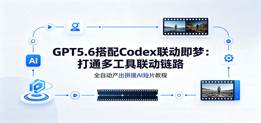 GPT5.6搭配Codex联动即梦:打通多工具联动链路,全自动产出拼接AI短片教程-网赚副业网