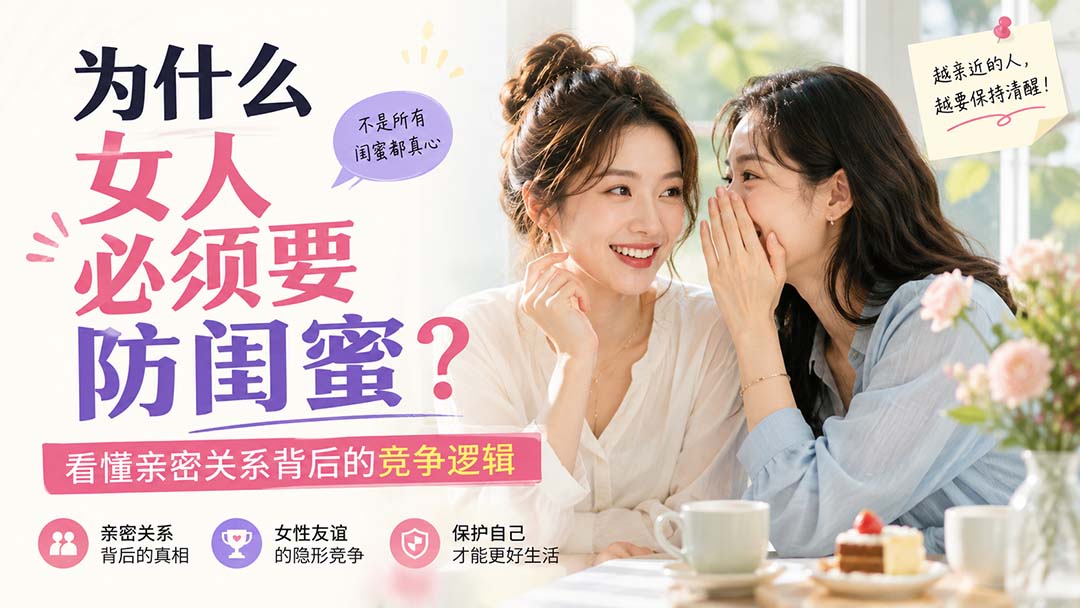 (20114期)付费文章:为什么女人必须要防闺蜜?看懂亲密关系背后的竞争逻辑-网赚副业网