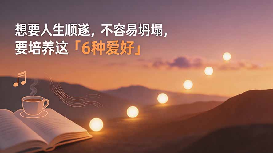 (19638期)付费文章:想要人生顺遂,不容易坍塌,要培养这6种爱好插图 (19638期)付费文章:想要人生顺遂,不容易坍塌,要培养这6种爱好插图