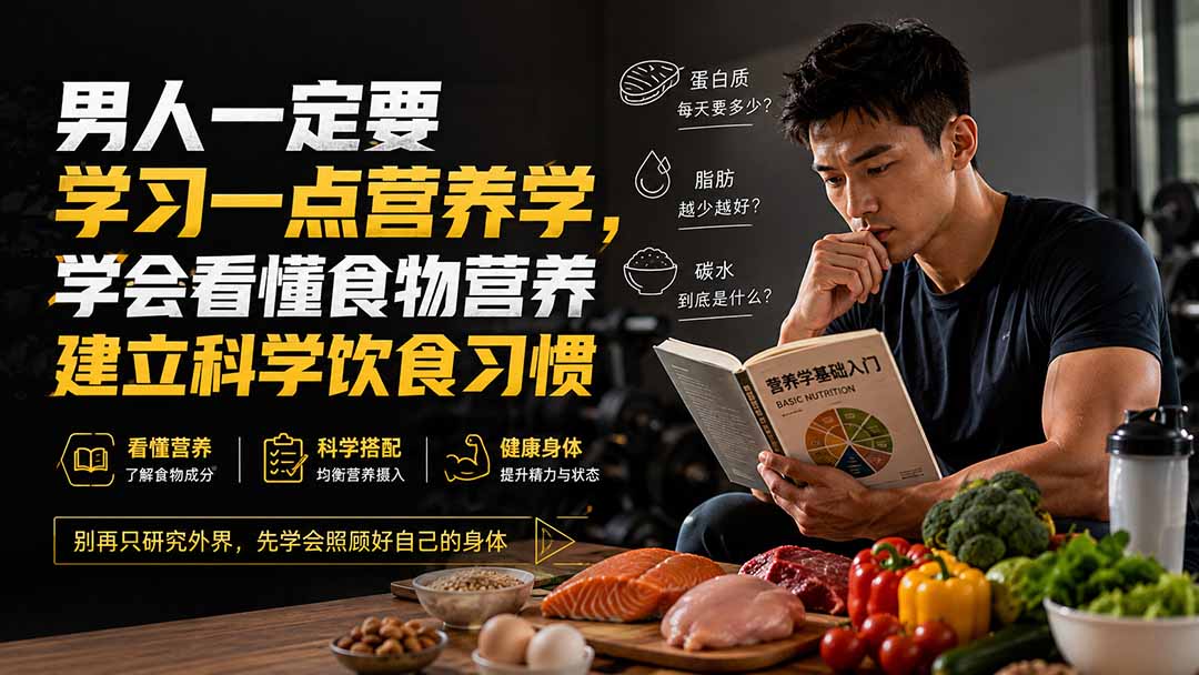 (20055期)付费文章:男人一定要学习一点营养学,学会看懂食物营养建立科学饮食习惯插图1 (20055期)付费文章:男人一定要学习一点营养学,学会看懂食物营养建立科学饮食习惯插图1