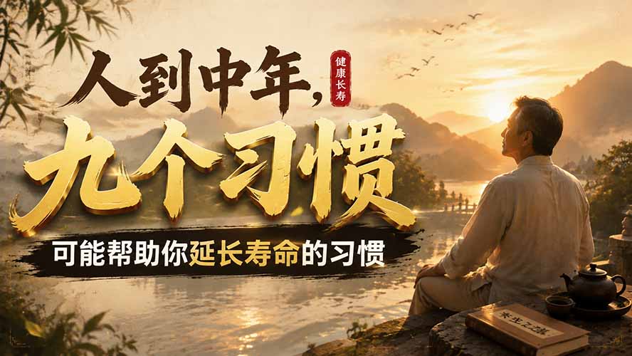 (19707期)付费文章:人到中年,九个可能帮助你延长寿命的习惯插图 (19707期)付费文章:人到中年,九个可能帮助你延长寿命的习惯插图