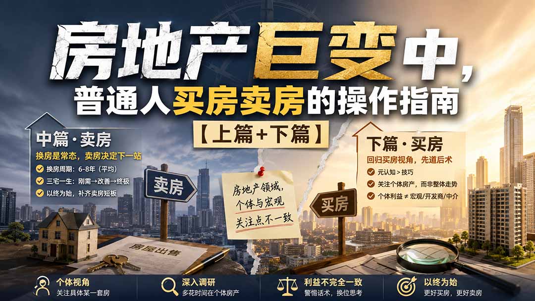 (20021期)付费文章:房地产巨变中,普通人买房卖房的操作指南【上篇+下篇】插图1 (20021期)付费文章:房地产巨变中,普通人买房卖房的操作指南【上篇+下篇】插图1