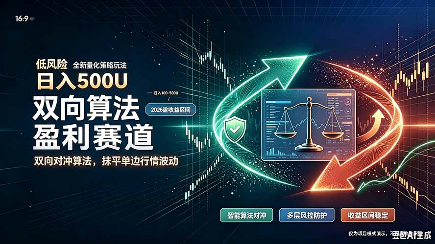 (20043期)算法对冲/EA量化,日入500刀,躺着赚钱!你把它当做“自动提款机”,它把你就爆了-网赚副业网