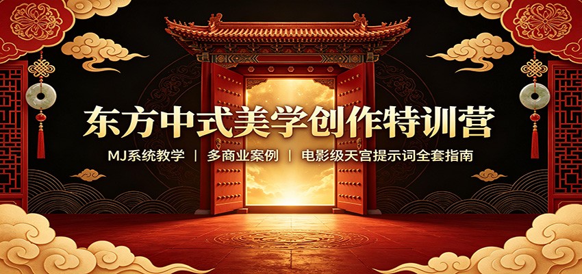 东方中式美学创作特训营:MJ系统教学,多商业案例,电影级天宫提示词全套指南插图 东方中式美学创作特训营:MJ系统教学,多商业案例,电影级天宫提示词全套指南插图