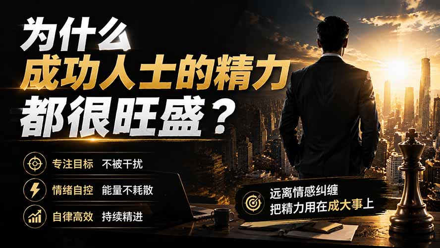 (19754期)付费文章:为什么成功人士的精力都很旺盛?-网赚副业网