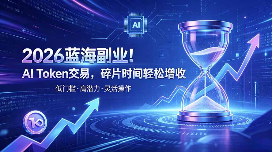 (19997期)AI Token算力赛道!普通人可入局的数字副业-网赚副业网