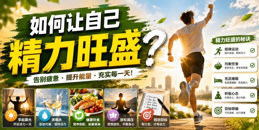 付费文章:如何让自己精力旺盛?插图 付费文章:如何让自己精力旺盛?插图