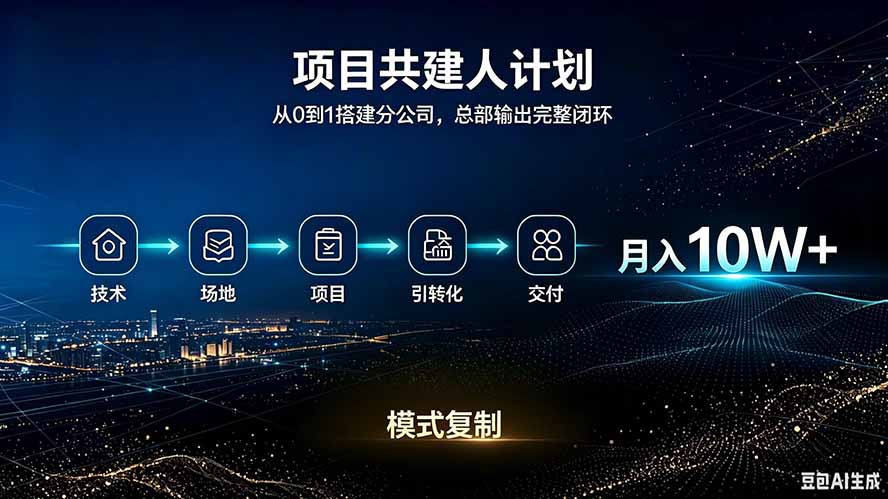 (20037期)做项目被割了100w。半年翻身。 合伙人月入10W的收入计划-网赚副业网
