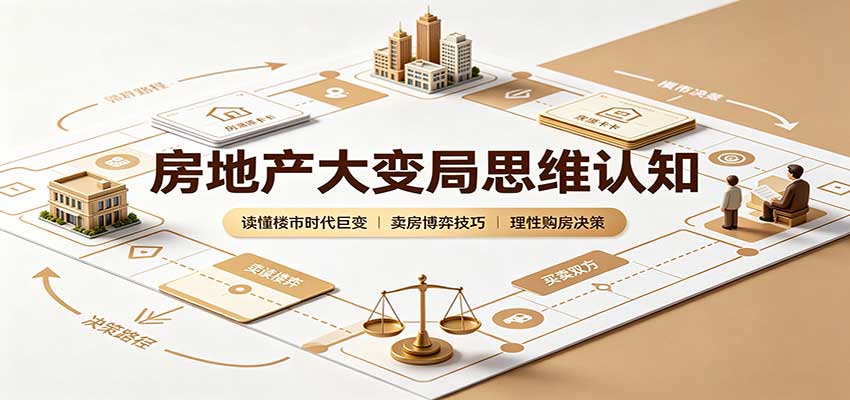 房地产大变局思维认知:读懂楼市时代巨变,卖房博弈技巧,理性购房决策插图 房地产大变局思维认知:读懂楼市时代巨变,卖房博弈技巧,理性购房决策插图