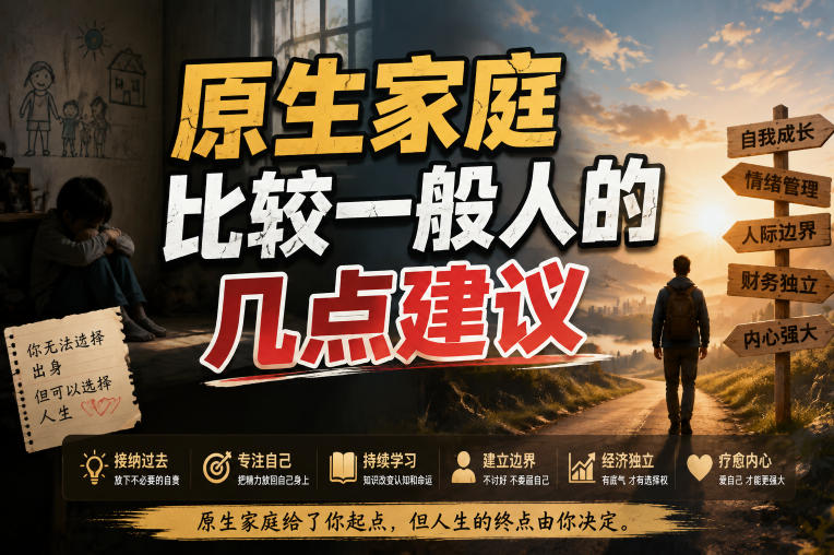 付费文章:给原生家庭比较一般人的几点建议插图 付费文章:给原生家庭比较一般人的几点建议插图
