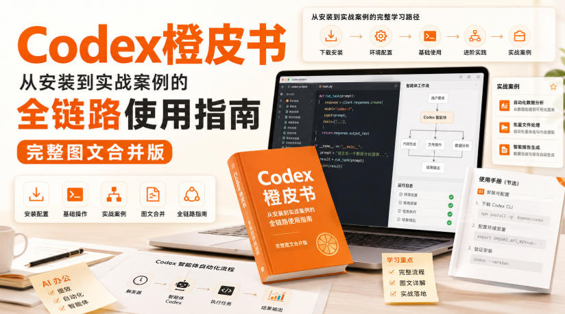 Codex橙皮书,从安装到实战案例的全链路使用指南,完整图文合并版-网赚副业网